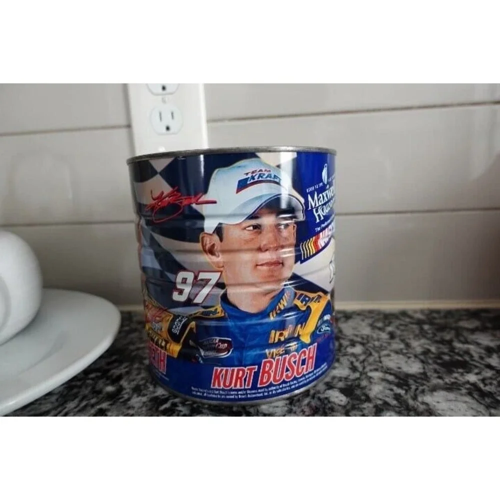 Jeff Burton #99 Racing NASCAR Collectible Can Storage Decor‎